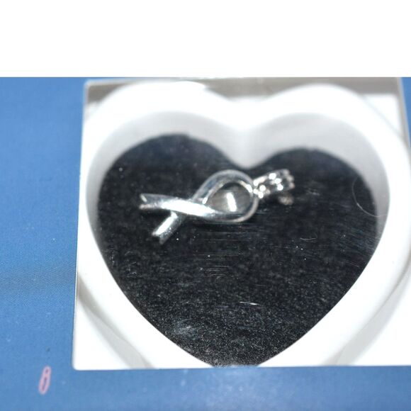 NIP Hope Pink Love Pearl Creations Kit Necklace Set with Stainless Chain 16" - Picture 2 of 4